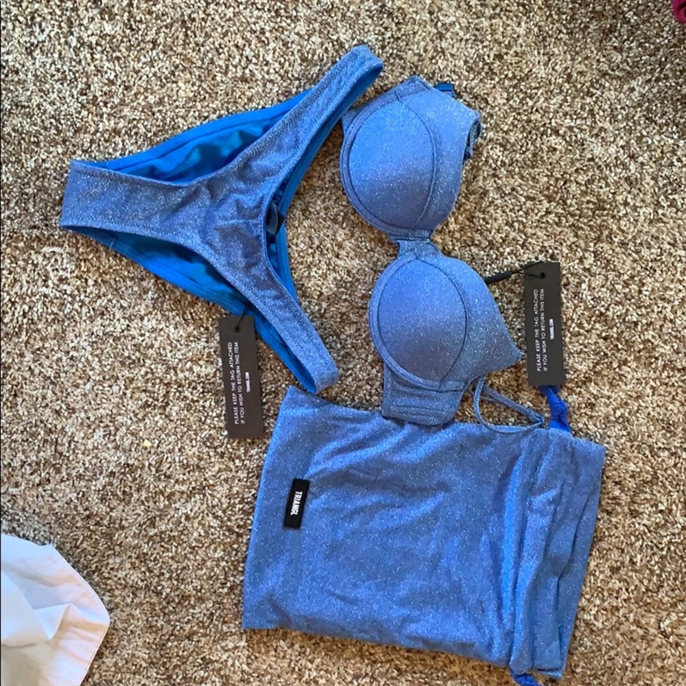 Triangl Romy marina sparkly bikini NWT